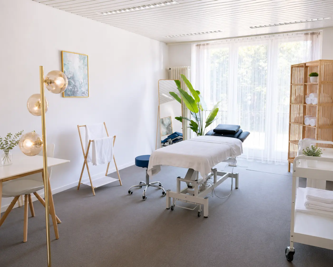 Behandlungsraum im Massage Zentrum Brugg