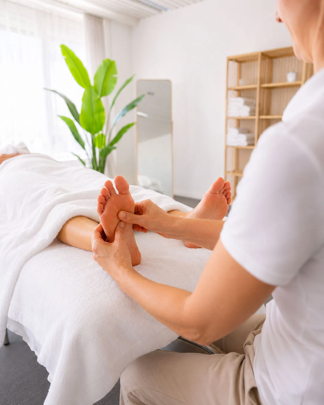 Ruhig geführte Fussreflexzonenmassage – für Gäste aus Brugg